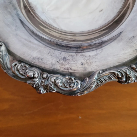 Vintage Towle Silver Plated Brass Bowl Made in USA Candy Dish Nut Bowl - Picture 9 of 13